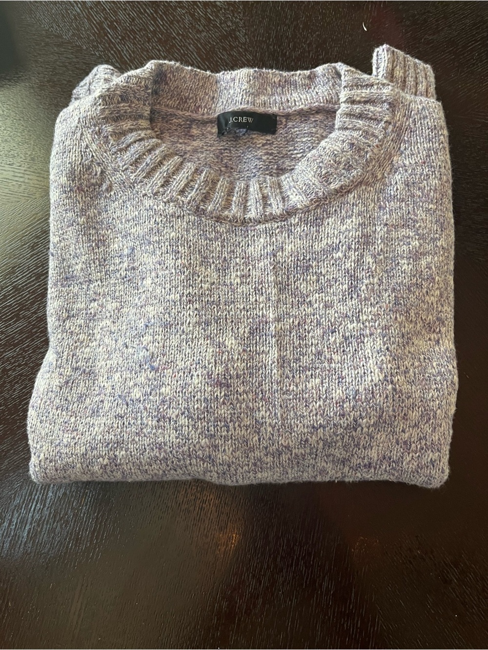 J Crew Marled Cotton Blend Sweater